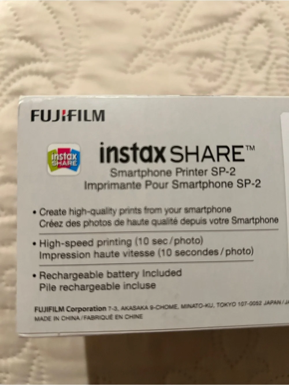 Fujifilm instax SHARE SP-2 Smartphone Printer - Silver